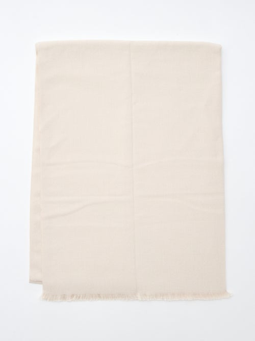 Echarpe en maille chaude et douce - Kiabi