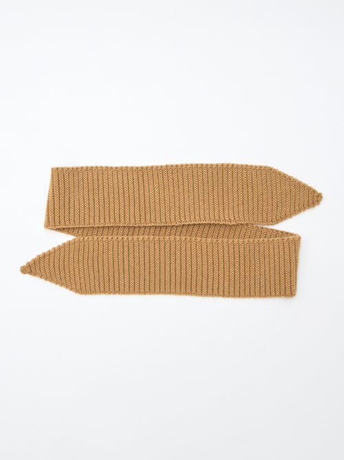 Echarpe en maille lourde format foulard - Kiabi