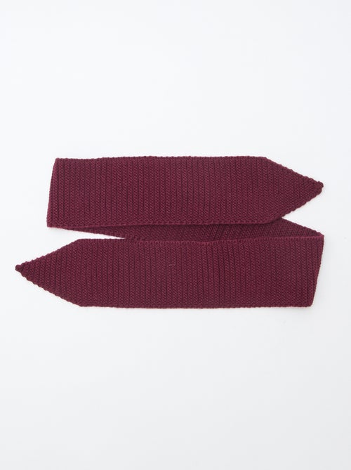 Echarpe en maille lourde format foulard - Kiabi