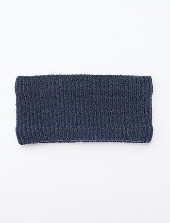 Echarpe en maille leopard