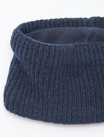 Echarpe en maille leopard