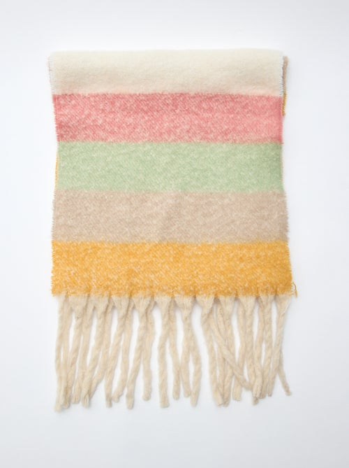 Echarpe épaisse à frange - Kiabi