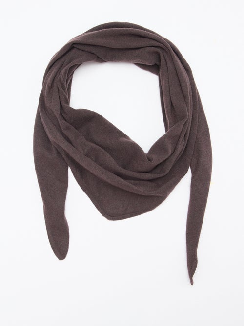 Echarpe foulard triangle à nouer - Kiabi