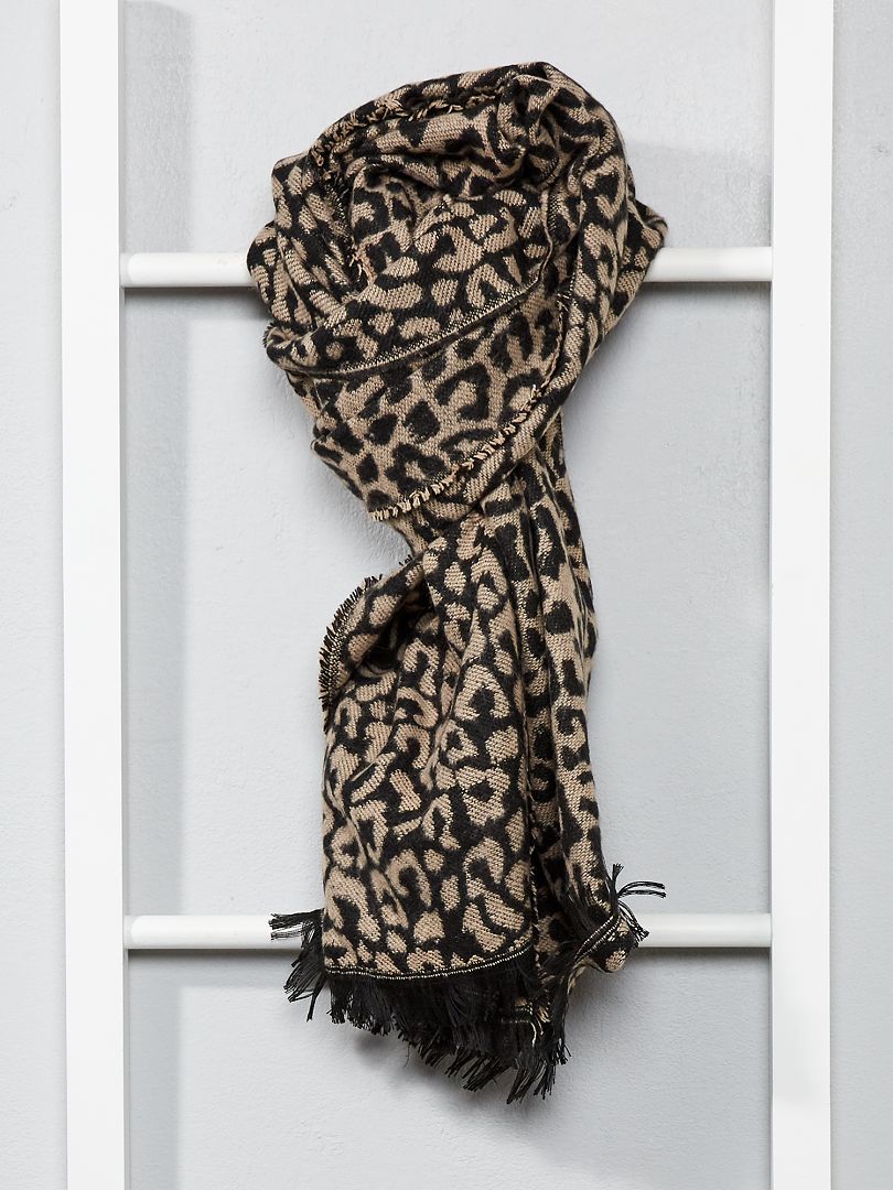 Écharpe motifs léopard imprimé léopard - Kiabi