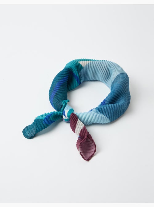 Écharpe plissée à motifs floraux, mo fashion - Kiabi