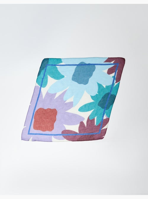 Écharpe plissée à motifs floraux, mo fashion - Kiabi