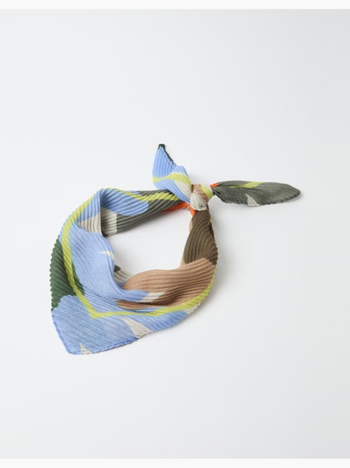 Écharpe plissée à motifs floraux, mo fashion - Kiabi