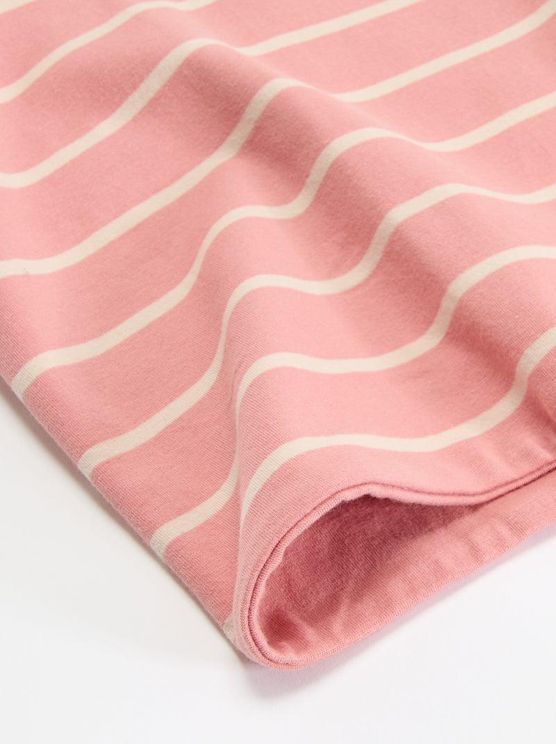Echarpe réversible à enfiler Rose - Kiabi