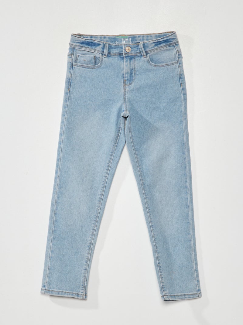 Ecologisch ontworpen, slim-fit jeans BLAUW - Kiabi