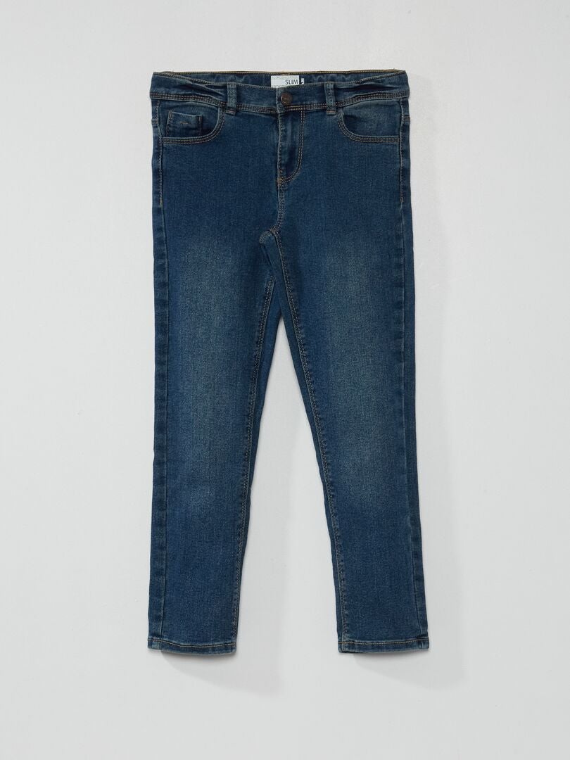 Ecologisch ontworpen, slim-fit jeans BLAUW - Kiabi