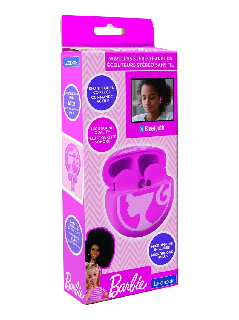 Écouteurs sans fil bluetooth barbie Rose - Kiabi