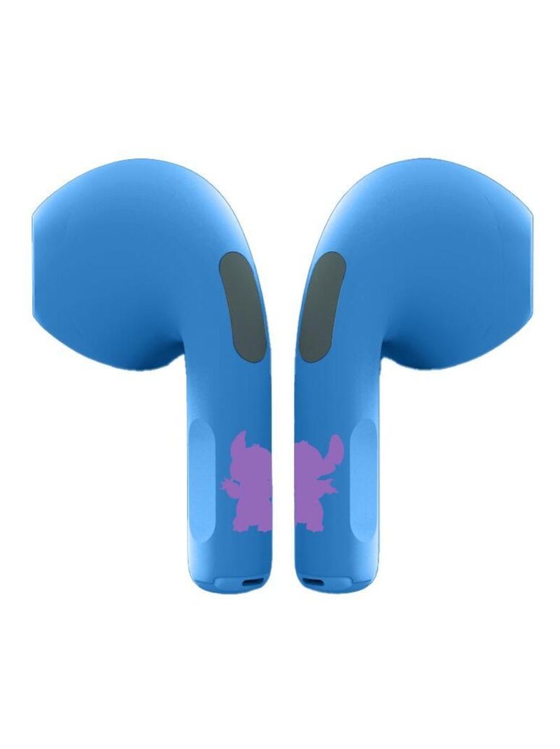 Écouteurs sans fil bluetooth stitch Violet - Kiabi