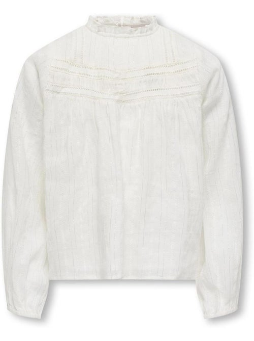 Ecru Blouse voor Meisjes - Kids ONLY Kogrhea - Kiabi Ecru Blouse voor Meisjes - Kids ONLY Kogrhea - Kiabi