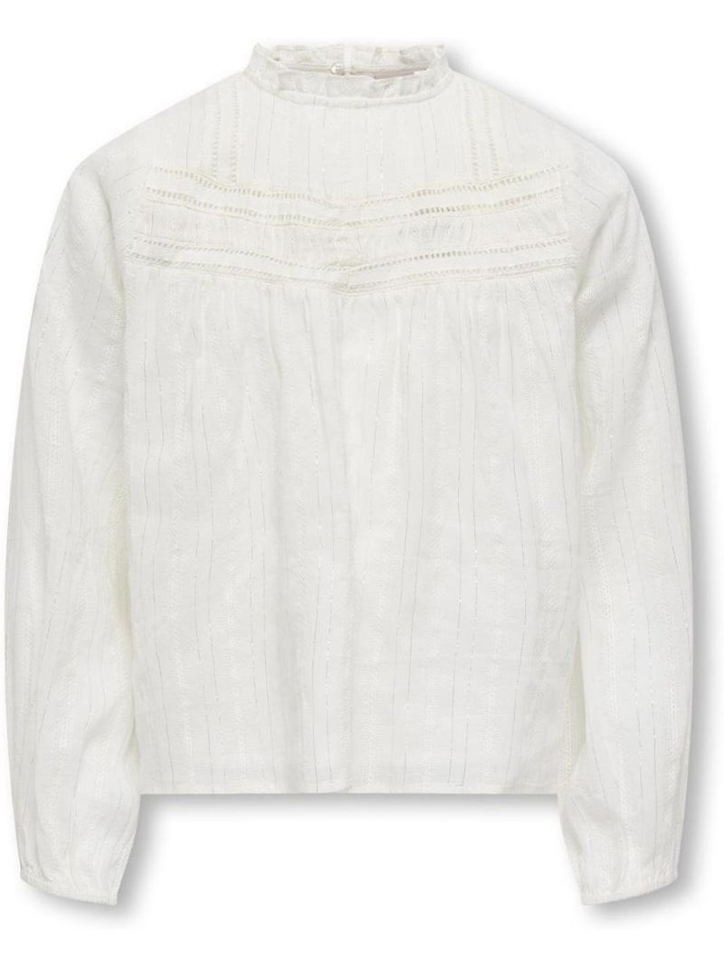 Ecru Blouse voor Meisjes - Kids ONLY Kogrhea Ecru - Kiabi