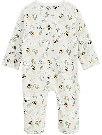 Eden babypyjama van fluweel met brugopening