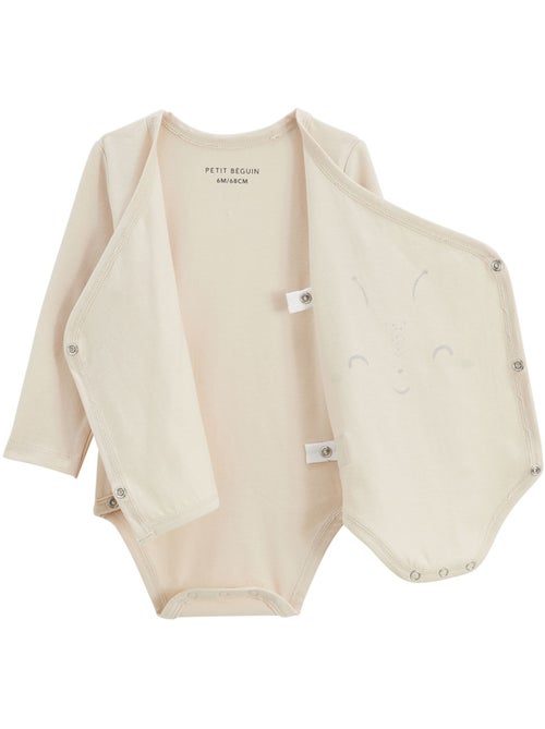 Eden babyrompertje en fleecebroekje set - Kiabi