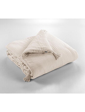 Édredon – double gaze de coton 125 gr/m² – ultra doux - gaïa