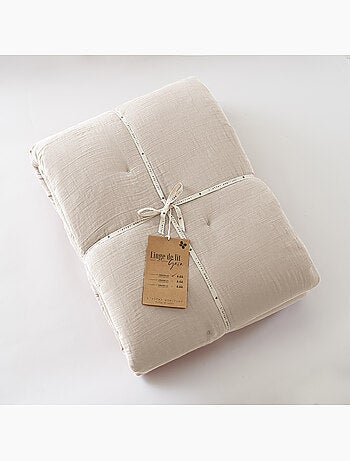 Édredon – double gaze de coton 125 gr/m² – ultra doux - gaïa