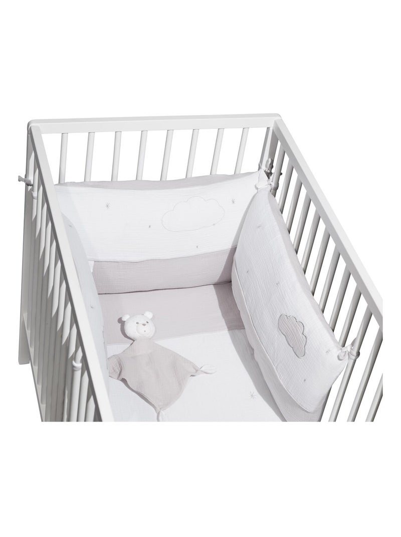 Edredon en coton - sauthon Gris - Kiabi