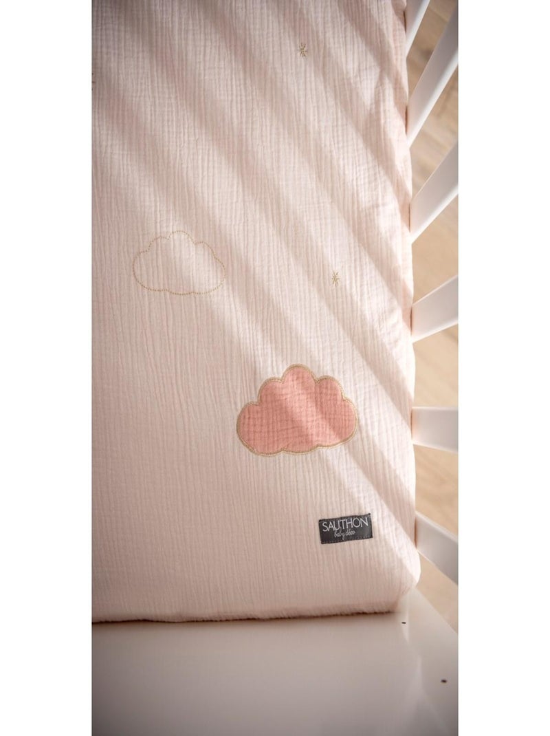 Edredon en coton - sauthon Rose - Kiabi