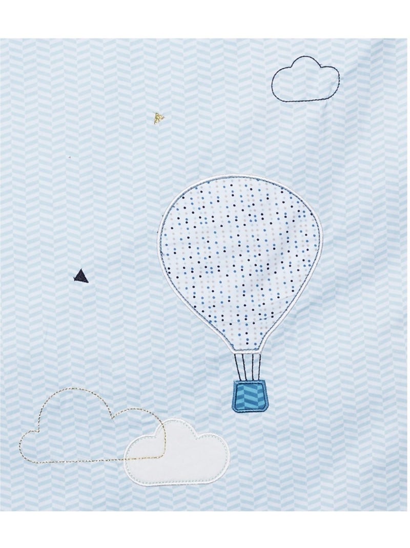 Edredon lit en coton - sauthon Bleu - Kiabi