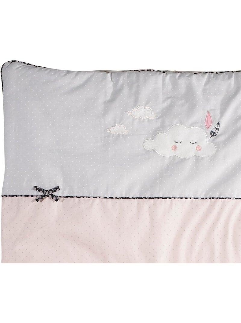 Edredon pour lit en coton - sauthon Rose - Kiabi