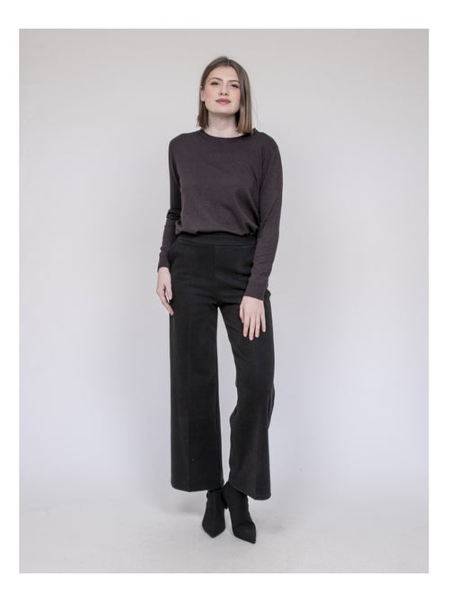 Edvige broek met wollen look - Kiabi Edvige broek met wollen look - Kiabi
