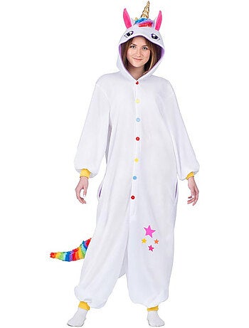 Eenhoornkostuum of -pyjama met capuchon