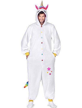 Eenhoornkostuum of -pyjama met capuchon