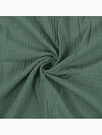 Eenpersoons dekbedovertrekset effen katoengaas 140 x 200 cm blauw – Future Home