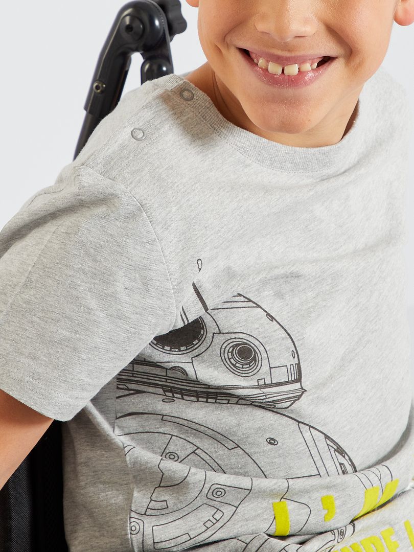 Eenvoudig aan te trekken T-shirt 'Star Wars' GRIJS - Kiabi
