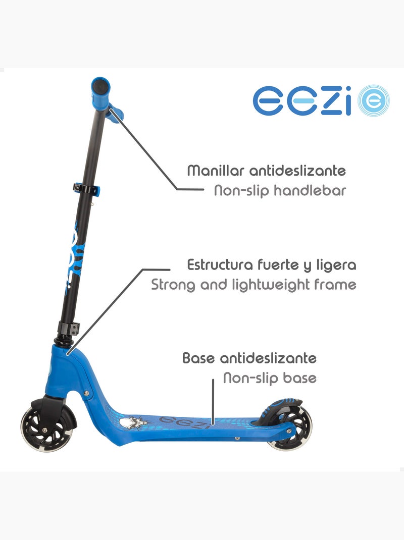 Eezi 2-wielscooter met blauwe verlichting N.v.t. - Kiabi