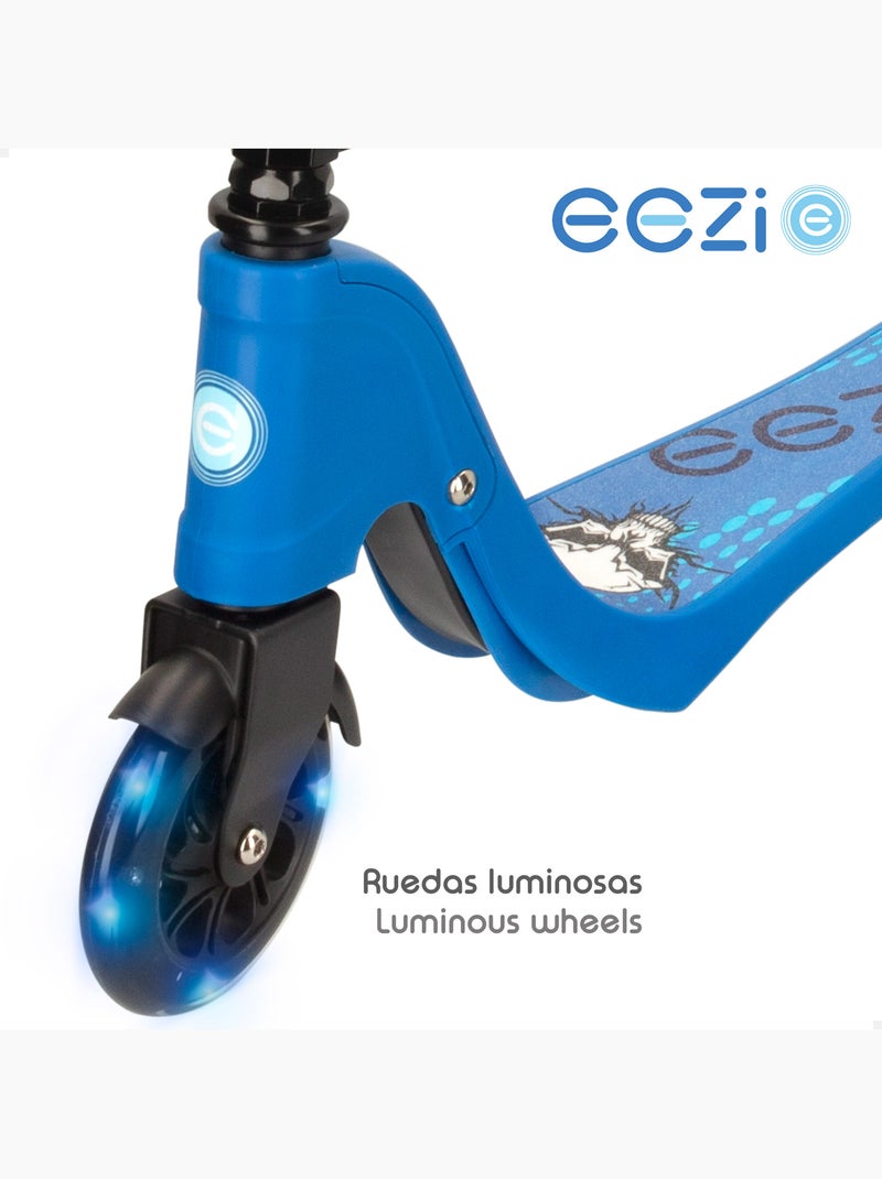 Eezi 2-wielscooter met blauwe verlichting N.v.t. - Kiabi