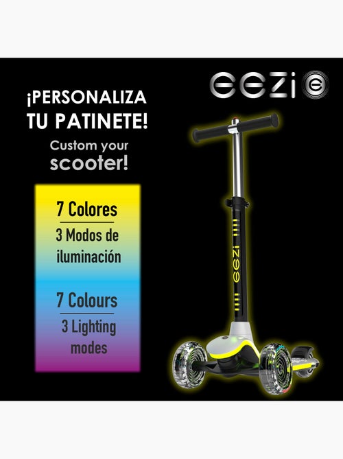 Eezi 3-wielige witte scooter met aanpasbare meerkleurige verlichting - Kiabi Eezi 3-wielige witte scooter met aanpasbare meerkleurige verlichting - Kiabi