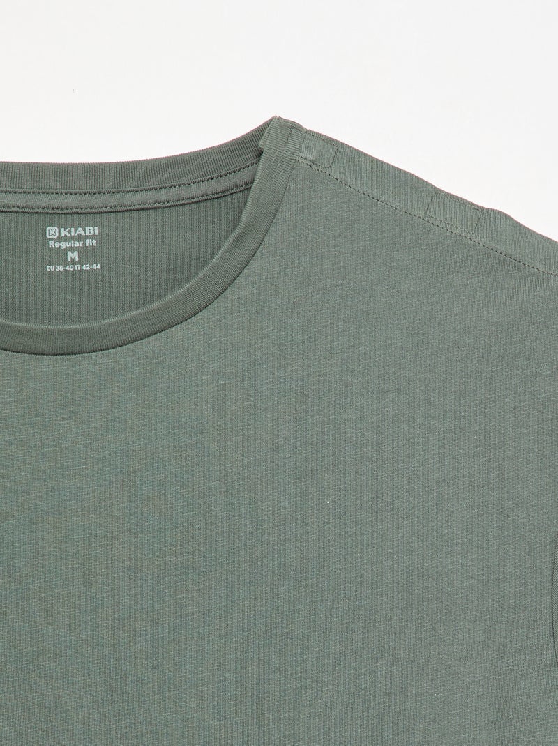 Effeffen T-shirt met lange mouwen - collectie makkelijk aan te trekken Groen - Kiabi