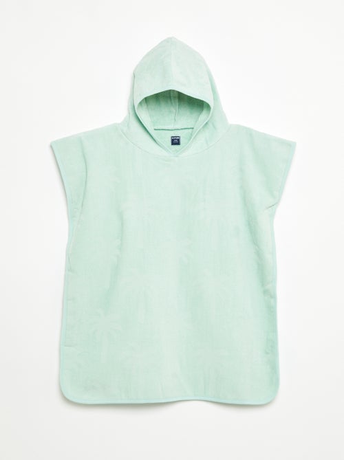 Effen badcape met capuchon - Kiabi