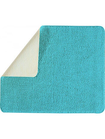 Effen badmat van 50x80 cm, gemaakt van polyester.