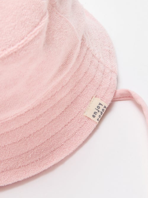 Effen badstof bucket hat - Kiabi