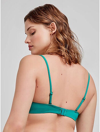 Effen bandeau bikini top