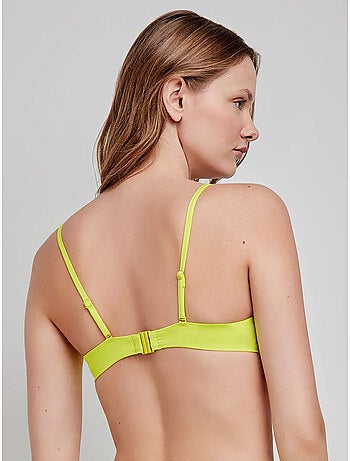 Effen bandeau bikini top