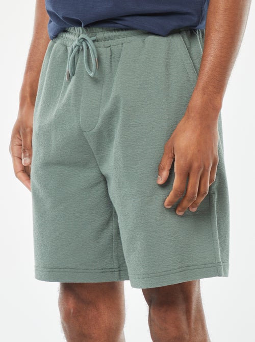 Effen bermuda met zakken - Kiabi