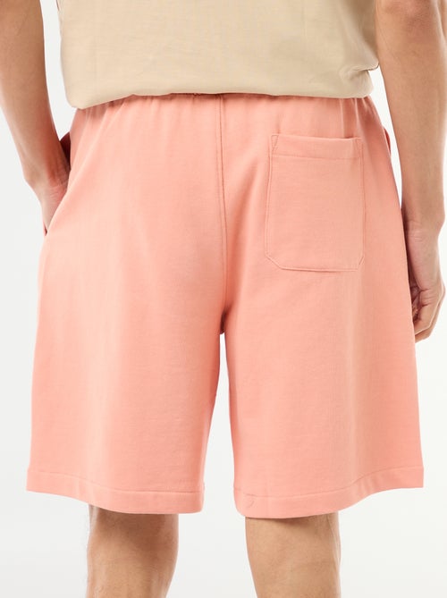 Effen bermuda van lichte joggingstof - Kiabi