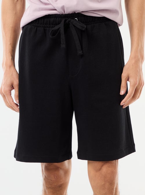 Effen bermuda van lichte joggingstof - Kiabi