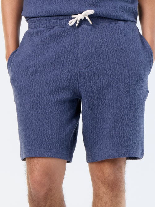 Effen bermuda van zware jersey - Kiabi