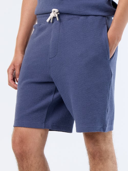 Effen bermuda van zware jersey - Kiabi