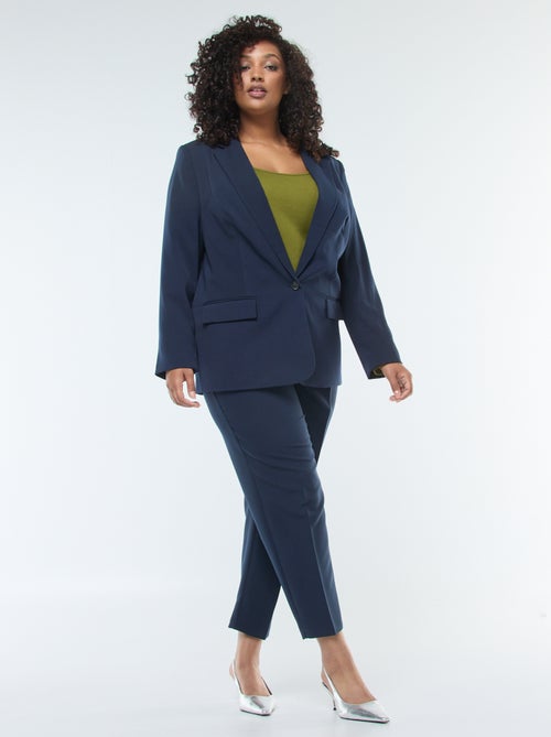 Effen blazer met 2 klepzakjes - Kiabi