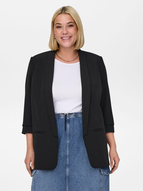 Effen blazer 'Only Carmakoma' - Kiabi