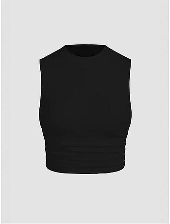 Effen blouse met gerimpelde details hiccup