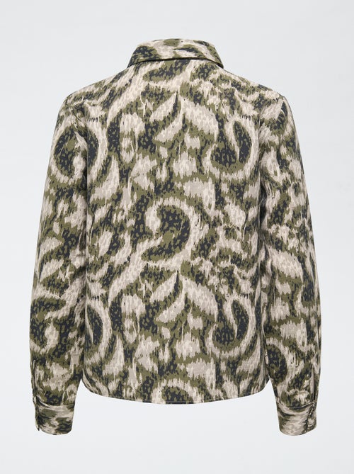 Effen blouse met print 'JDY' - Kiabi