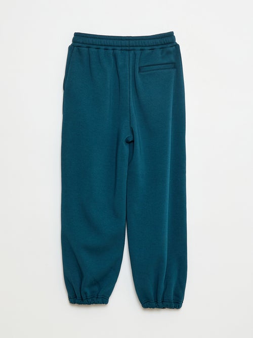 Effen brede joggingbroek van katoen - Kiabi